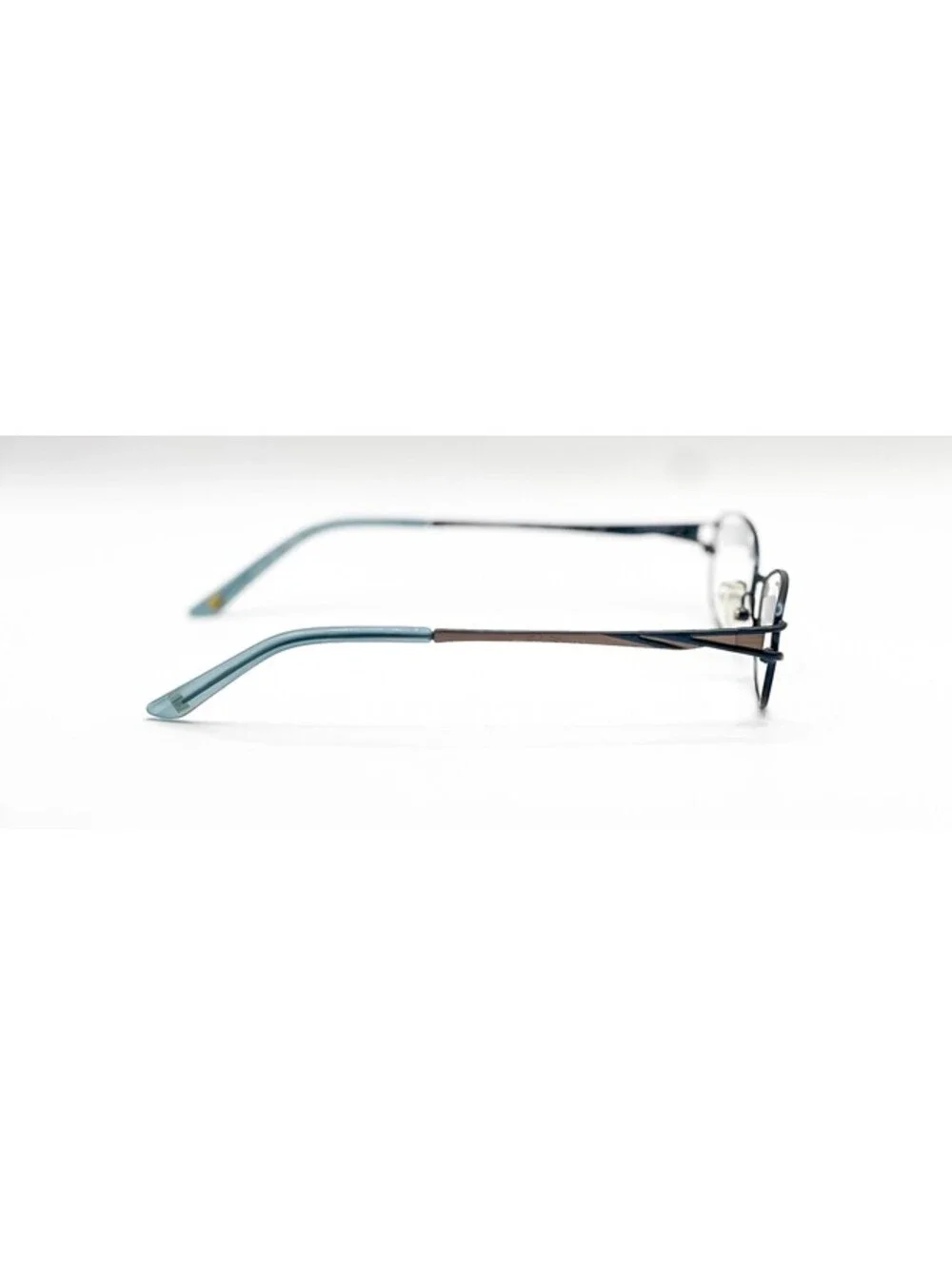Marchon Nyc Delancey 320 Matte Turquoise Authentic Eyeglasses 49-17-135
